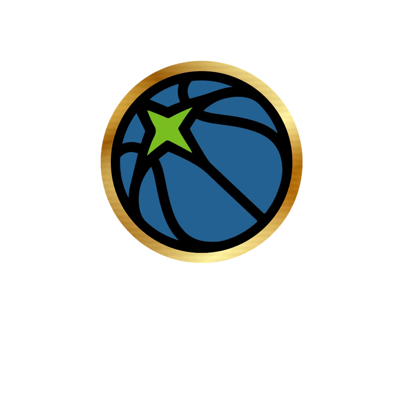 Minnesota Timberwolves - Image 11 - Gold Chrome Vinyl Sticker - Custom Size
