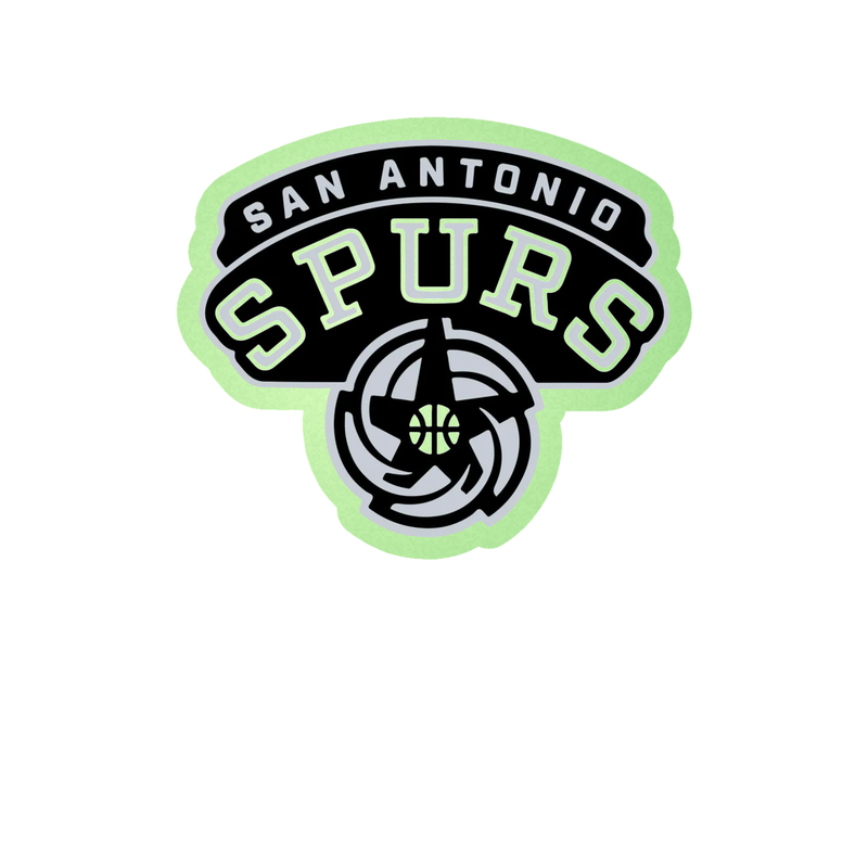 San Antonio Spurs - Image 7 - Glow in the Dark Vinyl Sticker - Custom Size