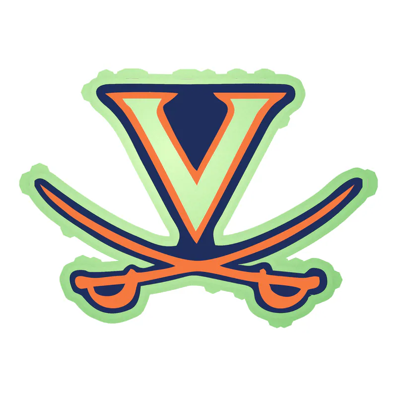 Virginia Cavaliers - Image 2 - Glow in the Dark Vinyl Decal - Custom Size
