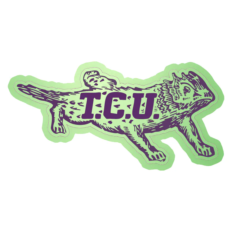 TCU Horned Frogs - Image 10 - Glow in the Dark Vinyl Decal - Custom Size