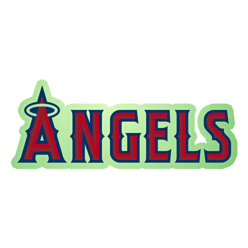Los Angeles Angels - Angels - Glow in the Dark Vinyl Sticker - Custom Size