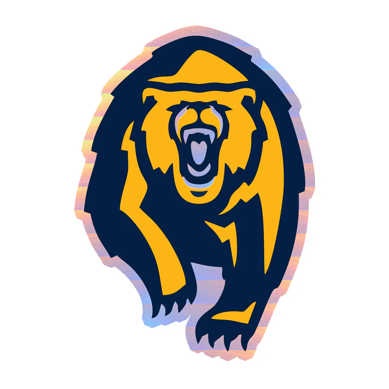 California Golden Bears - Image 2 - Holographic Vinyl Decal - Custom Size