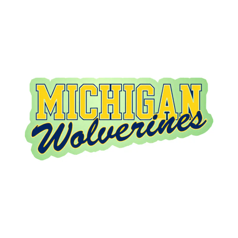 Michigan Wolverines - Image 5 - Glow in the Dark Vinyl Decal - Custom Size