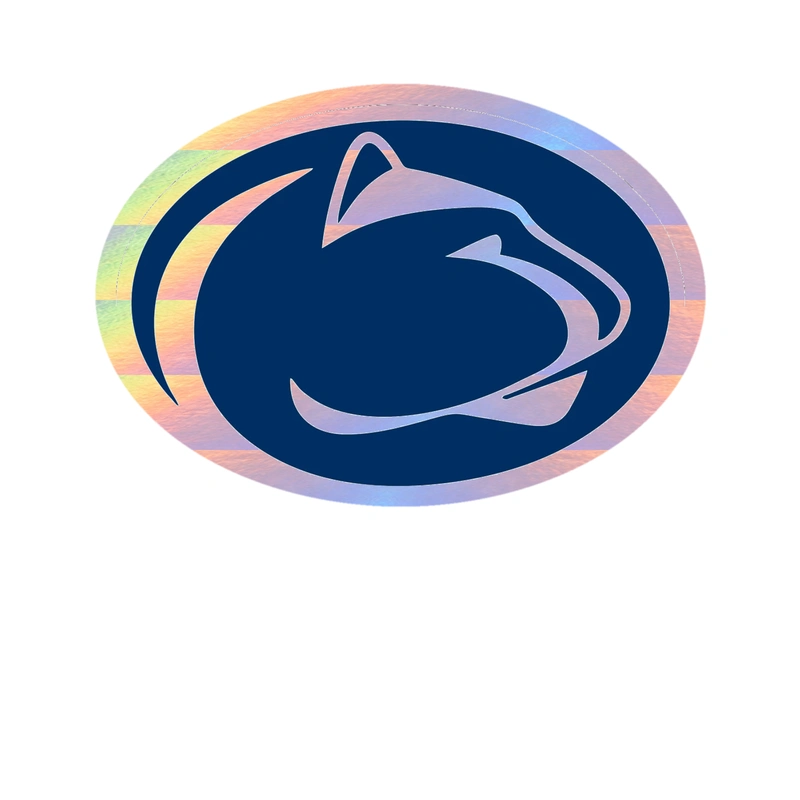 Penn State Nittany Lion - Holographic Vinyl Decal - Custom Size