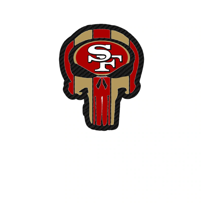 San Francisco 49ers - Image 11 - Carbon Fiber Vinyl Sticker - Custom Size