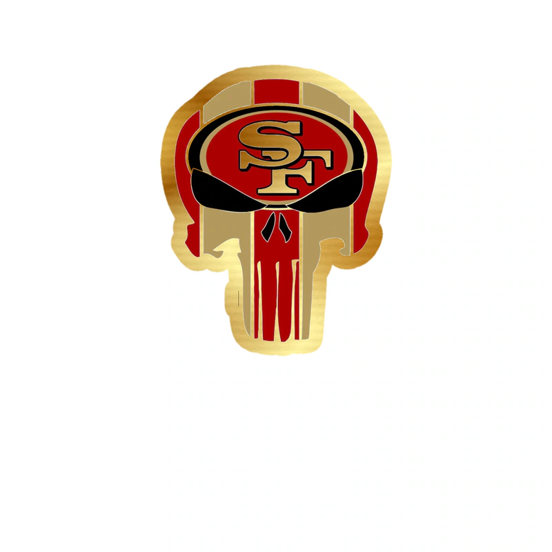San Francisco 49ers - Image 11 - Gold Chrome Vinyl Sticker - Custom Size