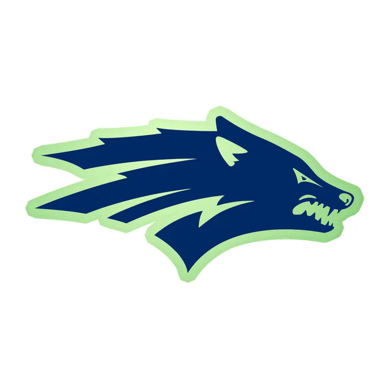 University of Nevada Reno - Image 1 - Glow in the Dark Vinyl Sticker - Custom Size