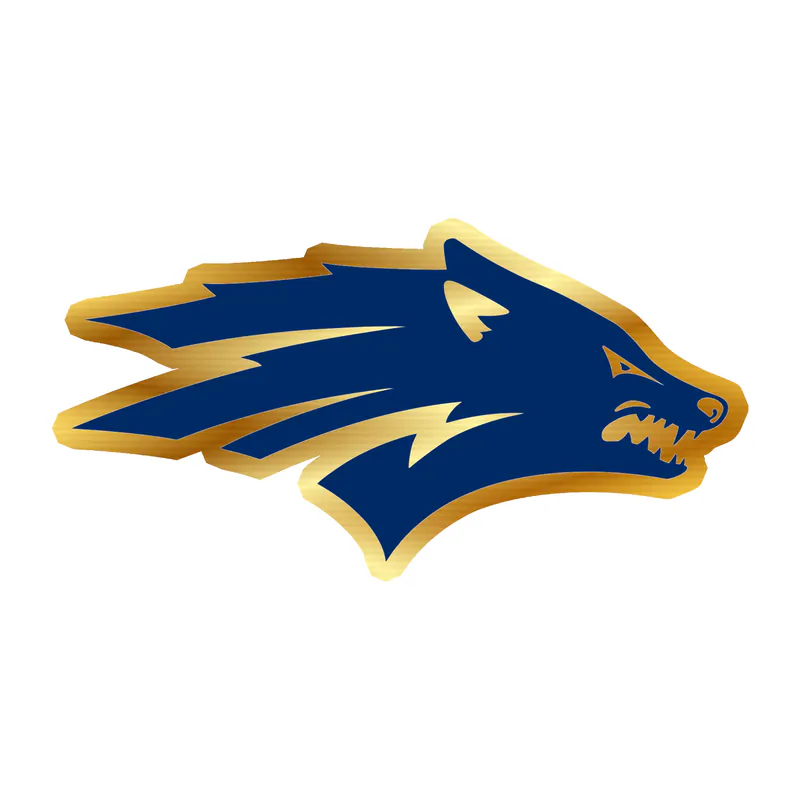 University of Nevada Reno - Image 1 - Gold Chrome Vinyl Sticker - Custom Size