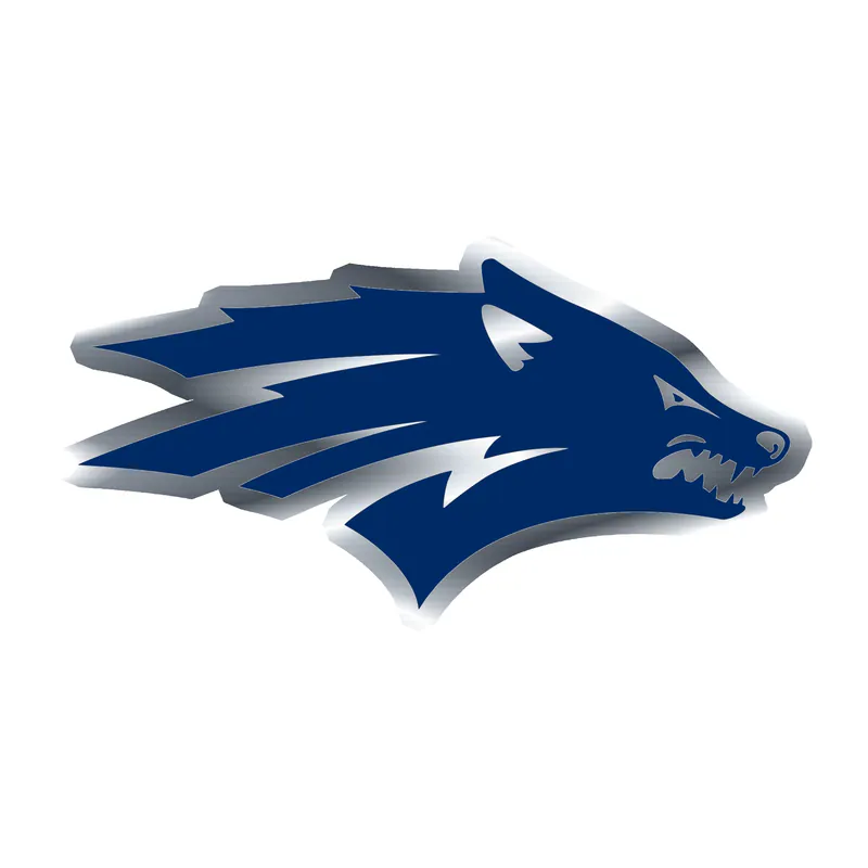 University of Nevada Reno - Image 1 - Silver Chrome Vinyl Sticker - Custom Size