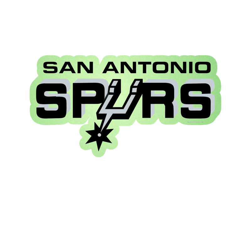 San Antonio Spurs - Image 6 - Glow in the Dark Vinyl Sticker - Custom Size
