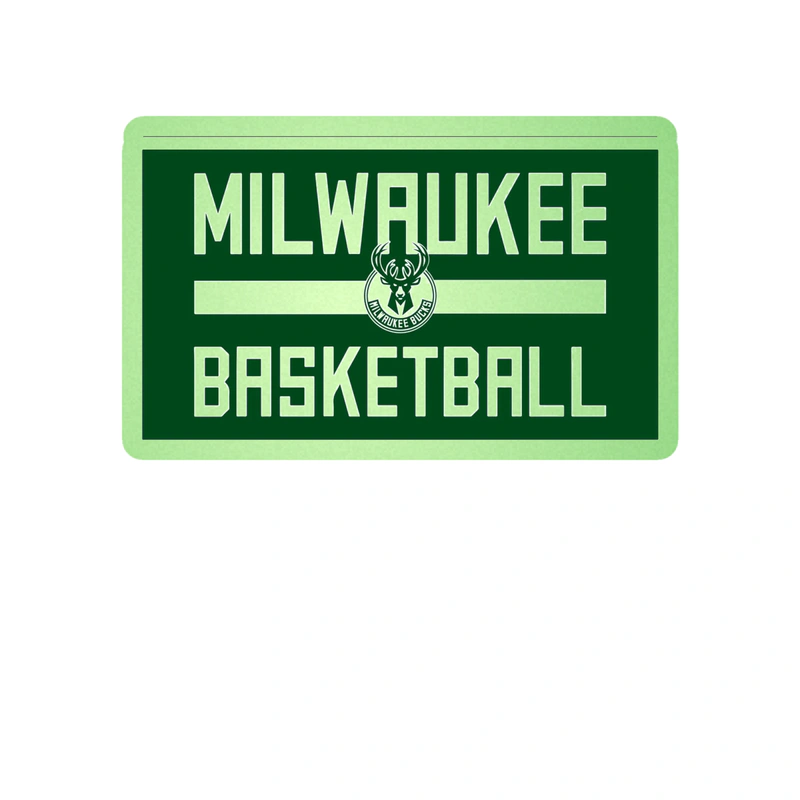 Milwaukee Bucks - Image 10 - Glow in the Dark Vinyl Sticker - Custom Size