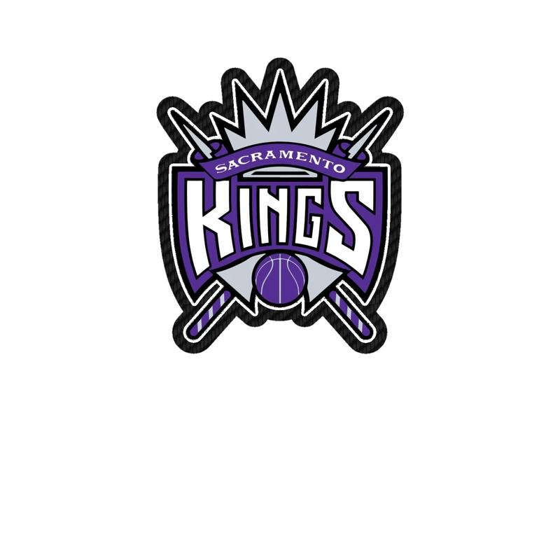 Sacramento Kings - Image 6 - Carbon Fiber Vinyl Sticker - Custom Size
