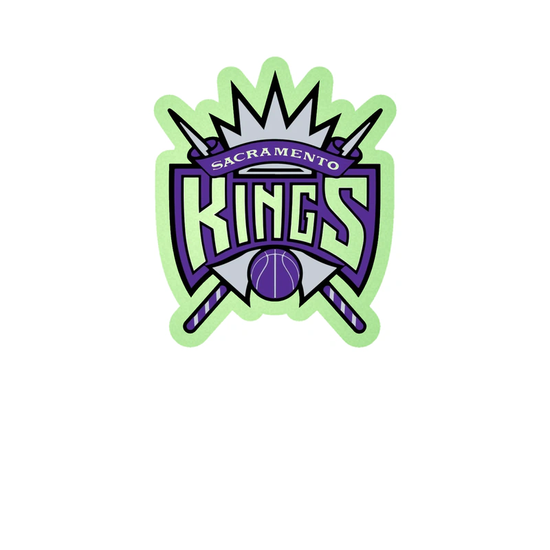 Sacramento Kings - Image 6 - Glow in the Dark Vinyl Sticker - Custom Size