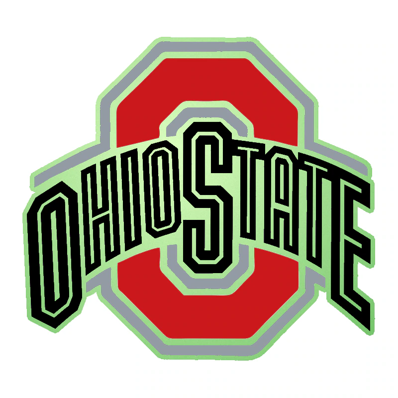 Ohio State Buckeyes - Image 3 - Glow in the Dark Vinyl Decal - Custom Size