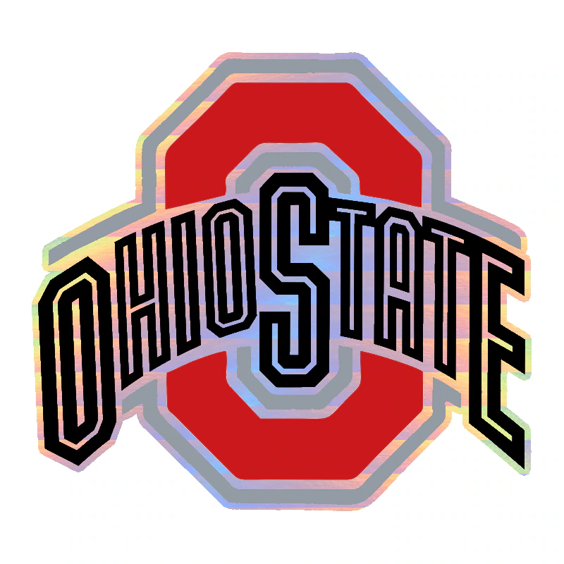 Ohio State Buckeyes - Image 3 - Holographic Vinyl Decal - Custom Size
