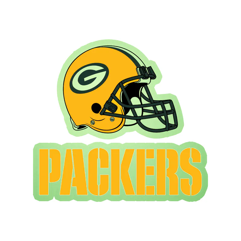 Green Bay Packers - Image 6 - Glow in the Dark Vinyl Sticker - Custom Size