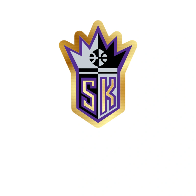 Sacramento Kings - Image 8 - Gold Chrome Vinyl Sticker - Custom Size