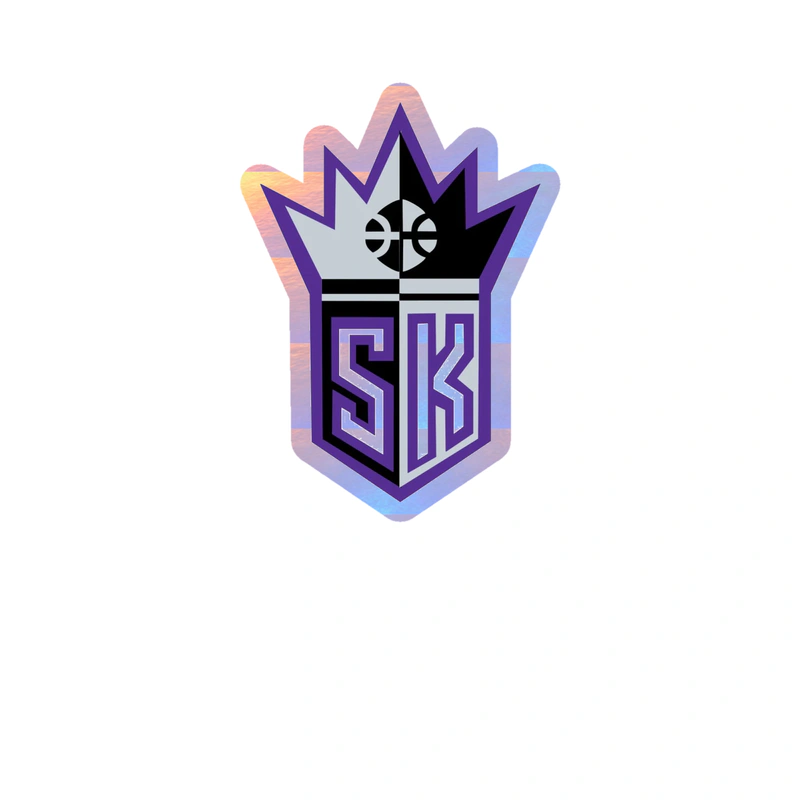 Sacramento Kings - Image 8 - Holographic Vinyl Sticker - Custom Size