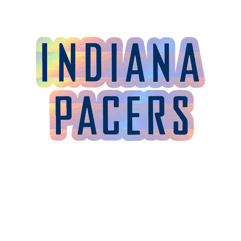 Indiana Pacers - Image 9 - Holographic Vinyl Sticker - Custom Size