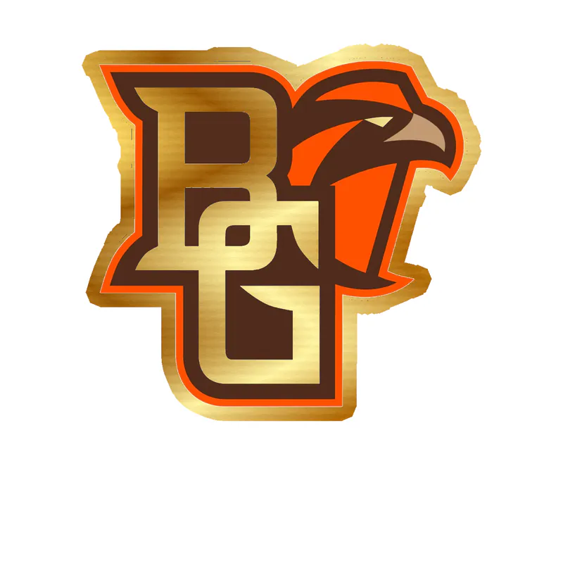 Bowling Green Gold Chrome Vinyl Decal - Custom Size