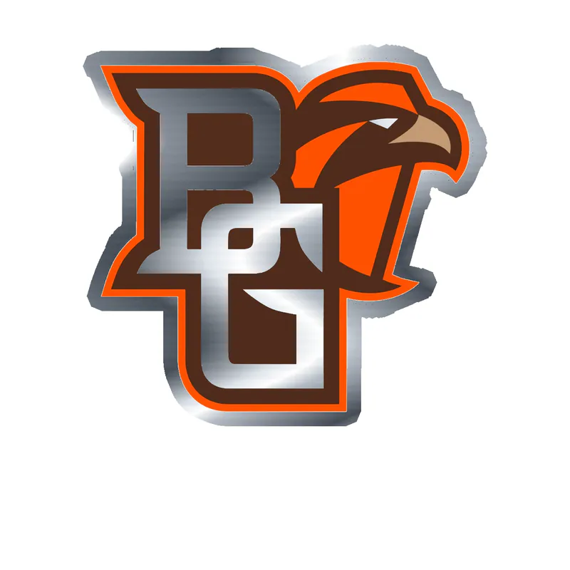 Bowling Green Silver Chrome Vinyl Decal - Custom Size