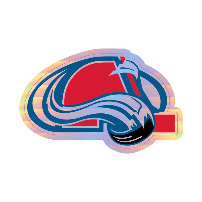 Colorado Avalanche - Avalanche Nordiques - Holographic Vinyl Sticker - Custom Size