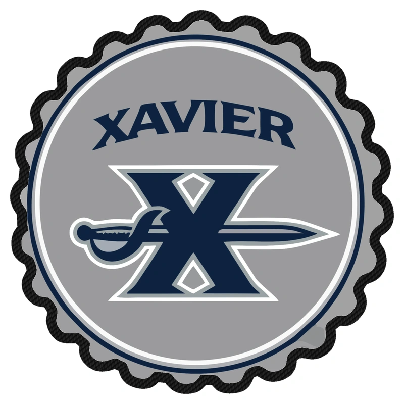 Xavier University - Image 1 - Carbon Fiber Vinyl Decal - Custom Size