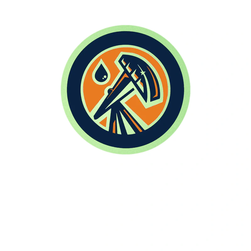 Edmonton Oilers - Blue And Orange Circle - Glow in the Dark Vinyl Sticker - Custom Size