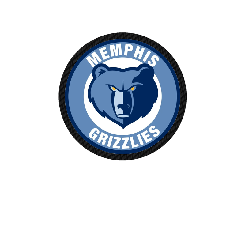 Memphis Grizzlies - Image 10 - Carbon Fiber Vinyl Sticker - Custom Size