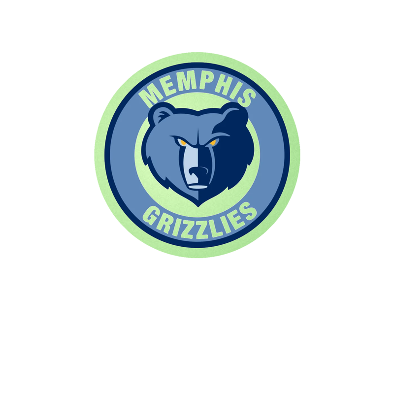Memphis Grizzlies - Image 10 - Glow in the Dark Vinyl Sticker - Custom Size