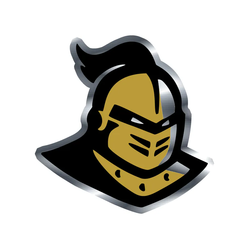 UCF University of Central Florida Knights - Image 4 - Silver Chrome Vinyl Decal - Custom Size