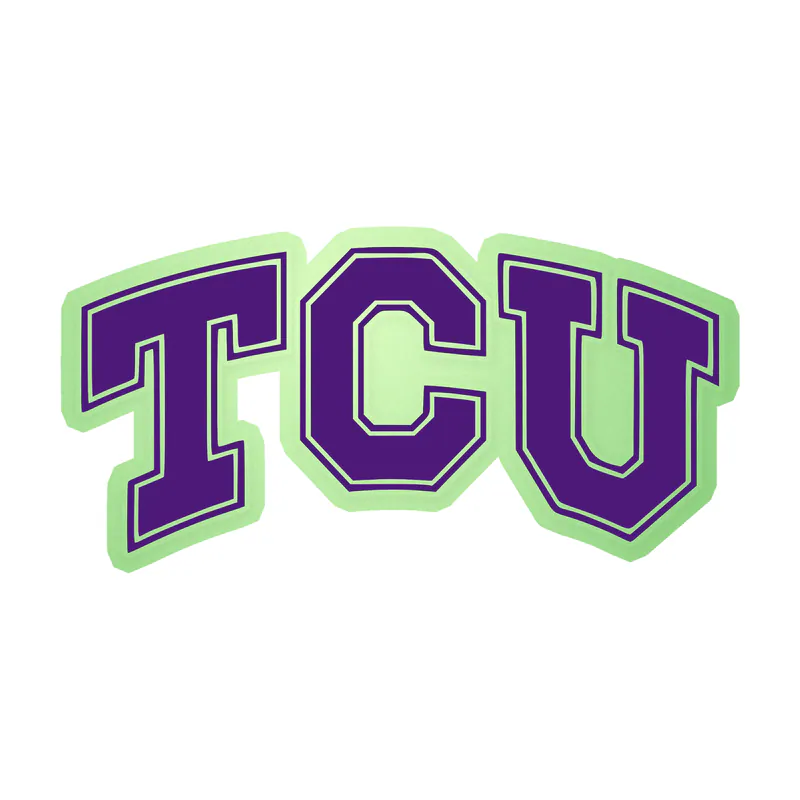 TCU Horned Frogs - Image 9 - Glow in the Dark Vinyl Decal - Custom Size