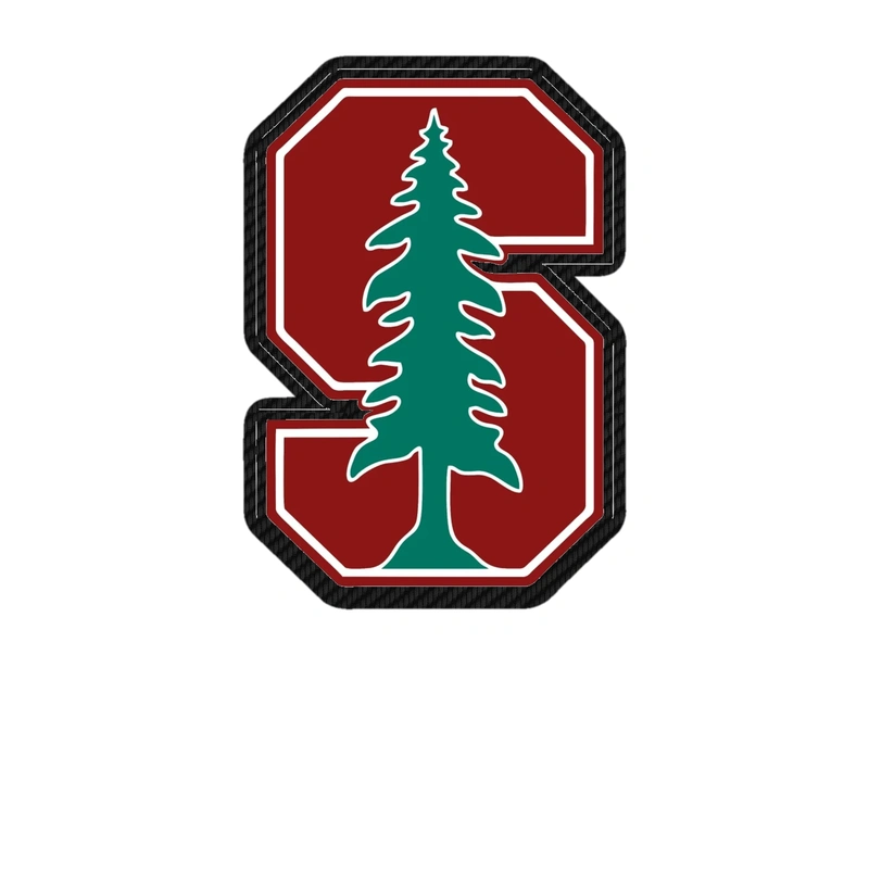 Stanford Carbon Fiber Vinyl Decal - Custom Size