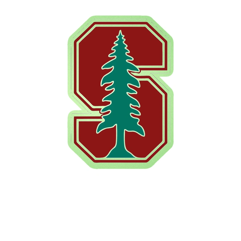 Stanford Glow in the Dark Vinyl Decal - Custom Size