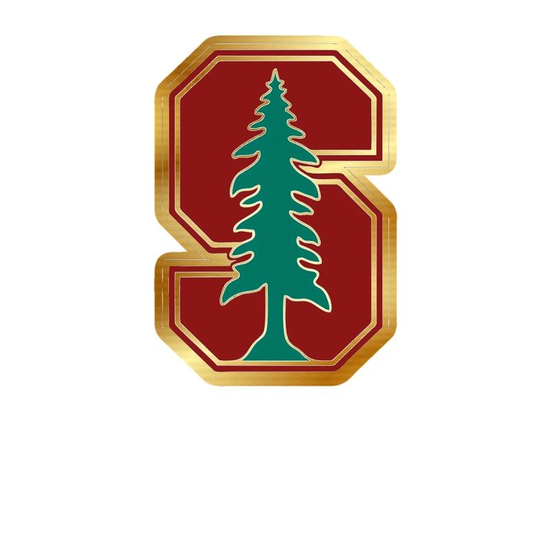 Stanford Gold Chrome Vinyl Decal - Custom Size