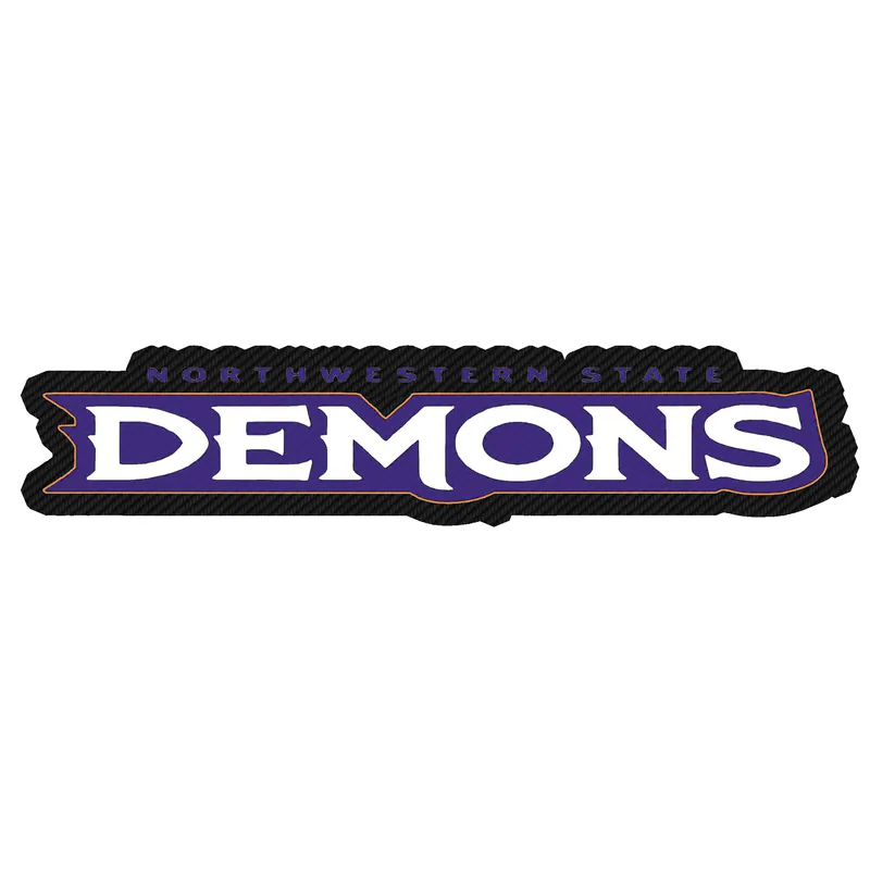 Northwestern State - Image 2 - Carbon Fiber Vinyl Decal - Custom Size