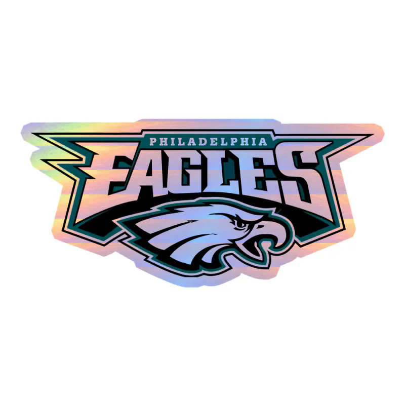 Philadelphia Eagles - Image 8 - Holographic Vinyl Sticker - Custom Size