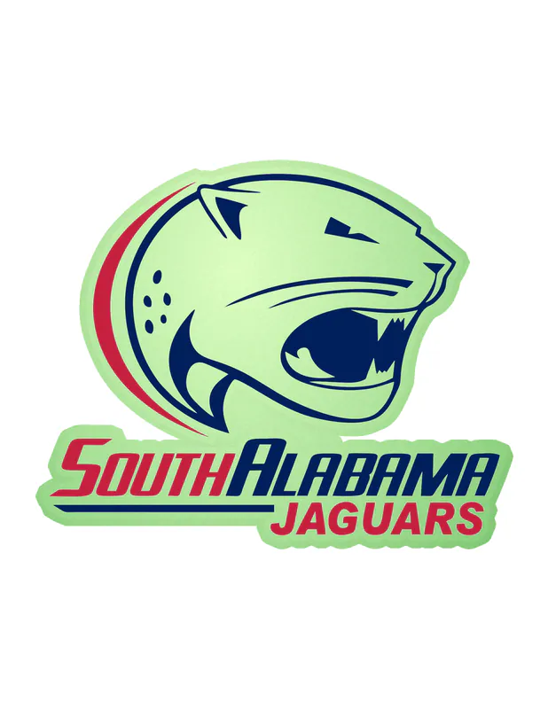 University of South Alabama - Image 1 - Glow in the Dark Vinyl Decal - Custom Size