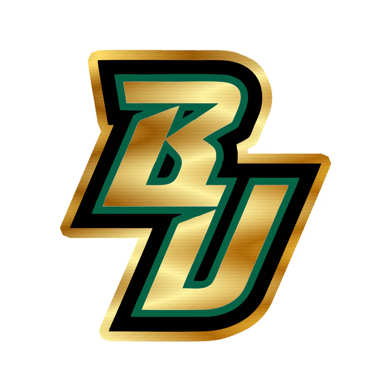 Binghamton Bearcats - Image 3 - Gold Chrome Vinyl Decal - Custom Size