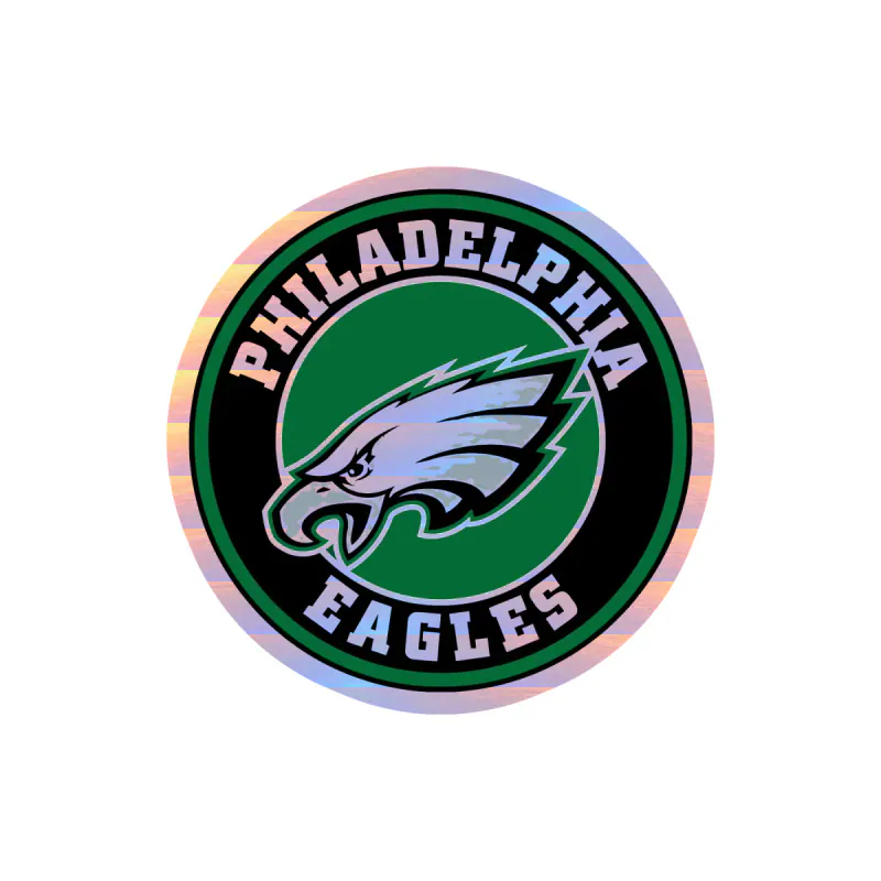 Philadelphia Eagles - Image 18 - Holographic Vinyl Sticker - Custom Size