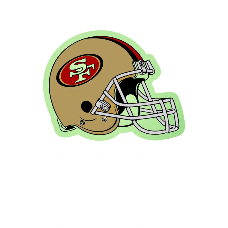 San Francisco 49ers - Image 8 - Glow in the Dark Vinyl Sticker - Custom Size