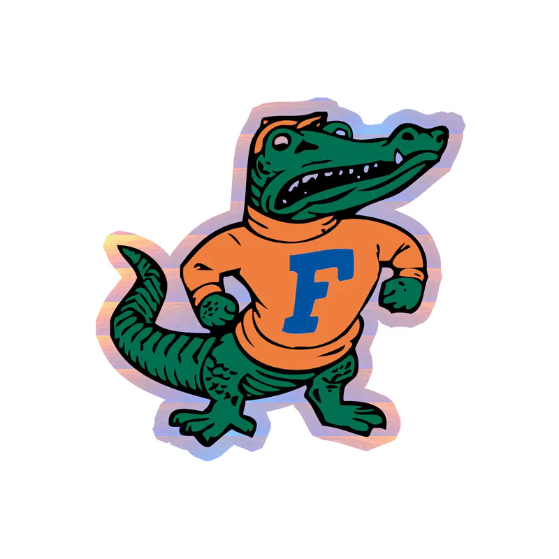 Florida Gators - Image 6 - Holographic Vinyl Decal - Custom Size