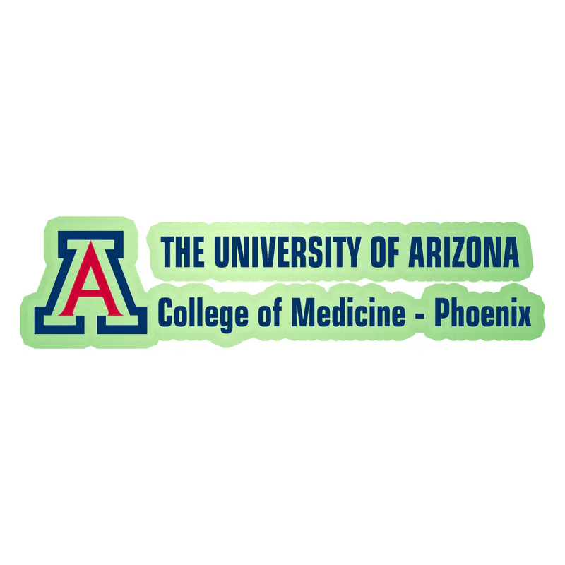 University of Arizona Glow in the Dark Vinyl Decal - Custom Size