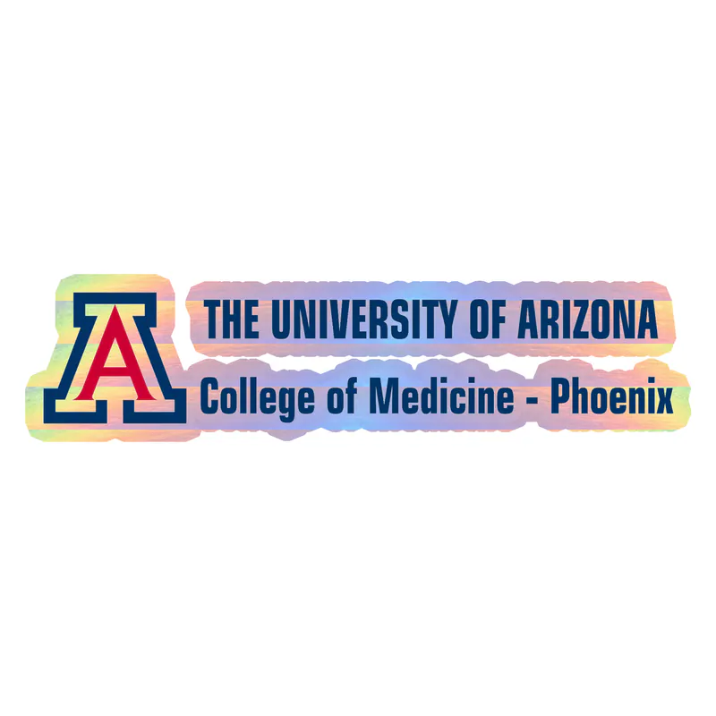 University of Arizona Holographic Vinyl Decal - Custom Size