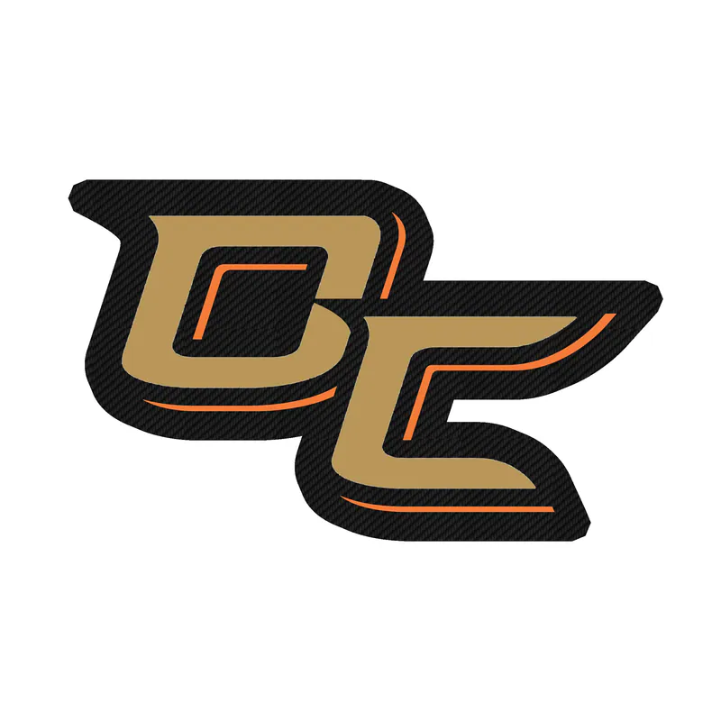 Anaheim Ducks - DC - Carbon Fiber Vinyl Sticker - Custom Size