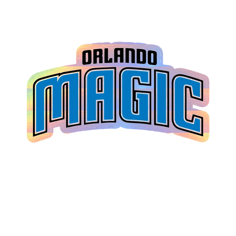 Orlando Magic - Image 5 - Holographic Vinyl Sticker - Custom Size