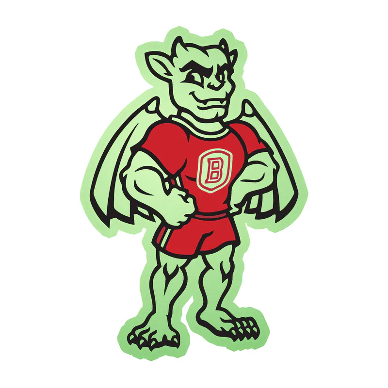 Bradley Braves - Image 2 - Glow in the Dark Vinyl Decal - Custom Size