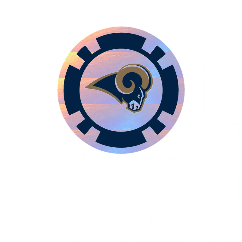 Los Angeles Rams - Image 9 - Holographic Vinyl Sticker - Custom Size