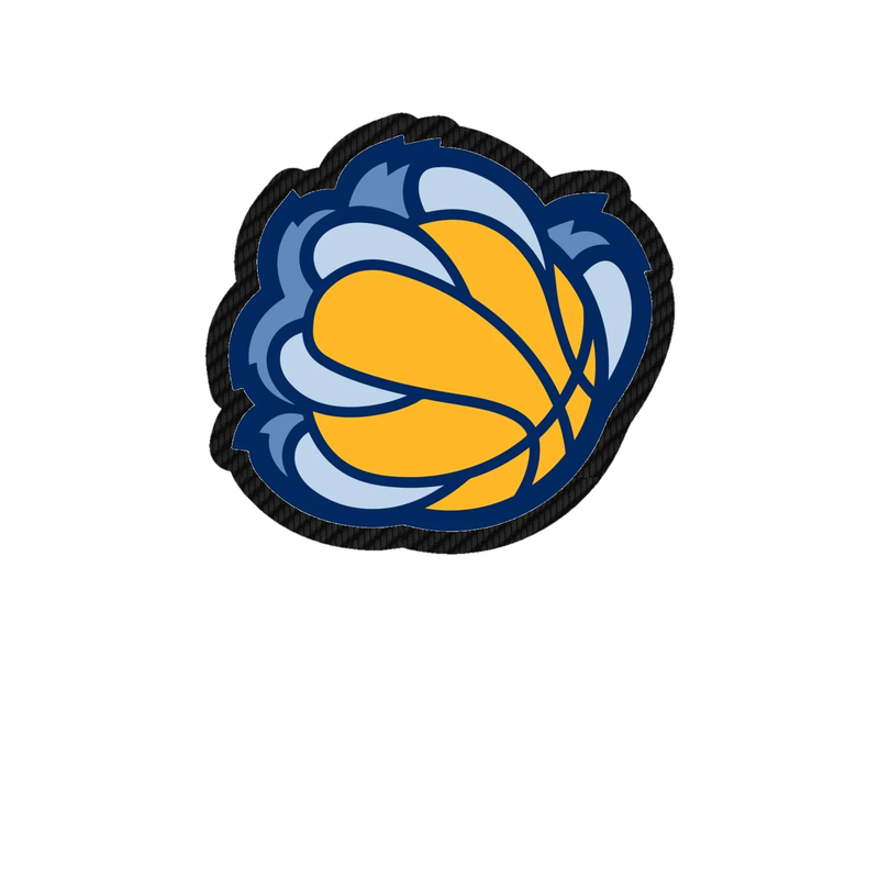 Memphis Grizzlies - Image 7 - Carbon Fiber Vinyl Sticker - Custom Size