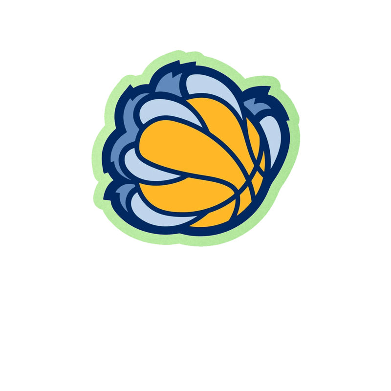 Memphis Grizzlies - Image 7 - Glow in the Dark Vinyl Sticker - Custom Size